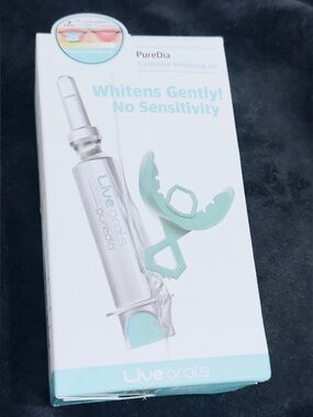 PureDia Teeth Whitening Kit - Gel & Mouthpiece Set, Hydrogen Peroxide